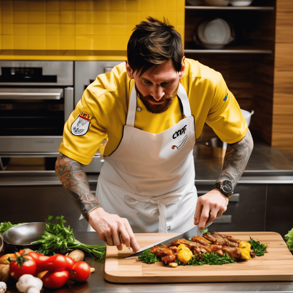 Messi in the kitchen